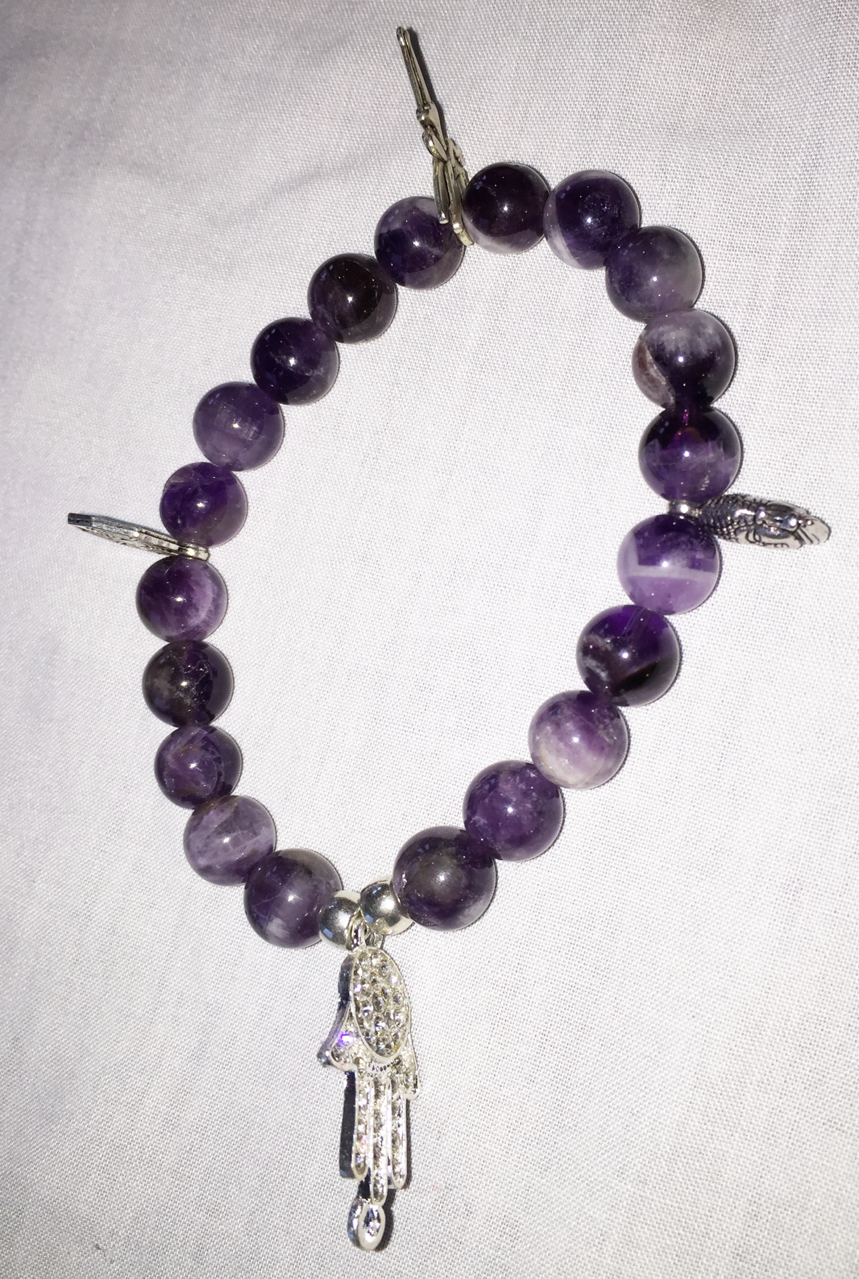Pulsera Amatista 8 mm con poderosa protección transmutadora