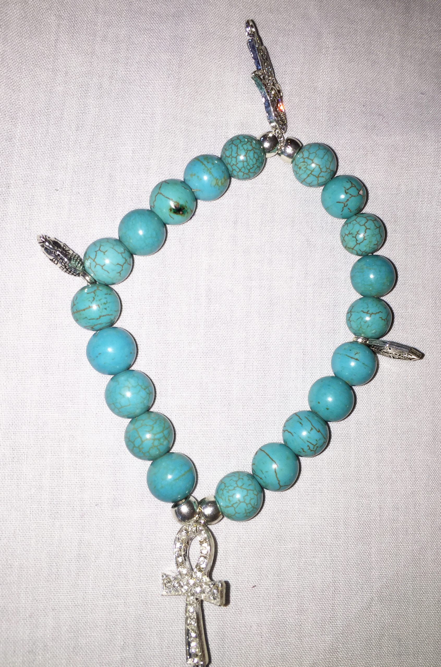 Pulsera Turquesa Celeste 8 mm las principales propiedades espirituales