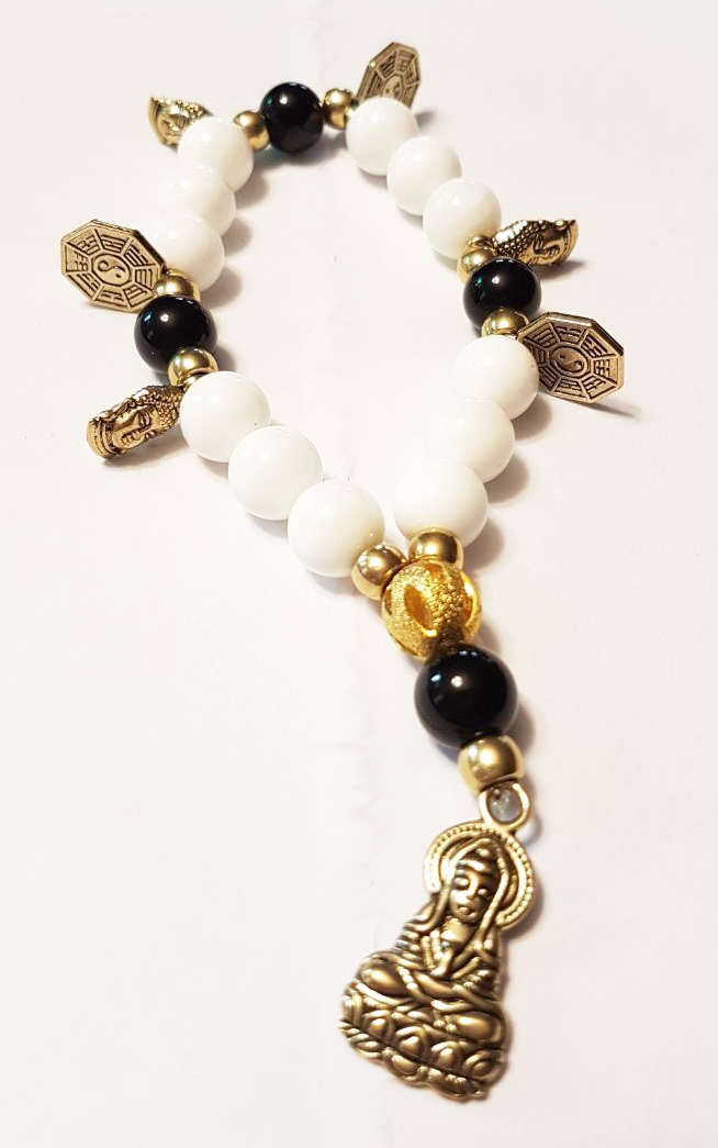 Pulsera Turquesa Bca/Onix mm kwan las principales propiedades espirituales